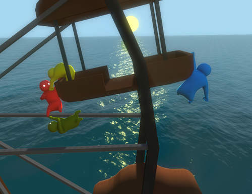 《Gang Beasts》軟趴趴小人簡陋級亂鬥 大家是都喝過酒才上嗎ww 《Gang Beasts》軟趴趴小人簡陋級亂鬥 大家是都喝過酒才上嗎ww