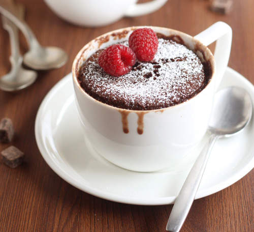 自製《2分鐘馬克杯巧克力蛋糕》這麼快有沒有很期待