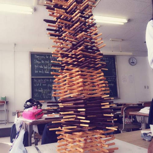 《Pocky塔大賽》開催 Pocky日的學校整個也太瘋狂惹吧www 《Pocky塔大賽》開催 Pocky日的學校整個也太瘋狂惹吧www