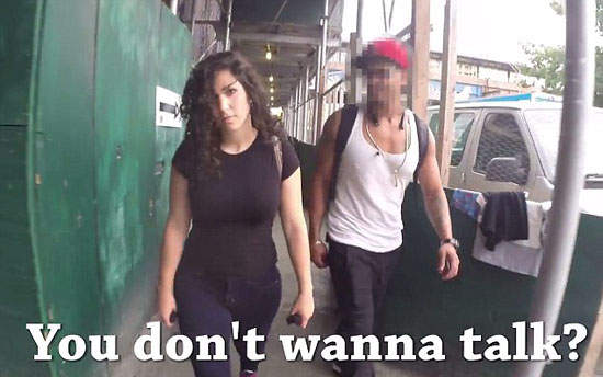 在紐約被搭訕100次 女性側錄影片PO上網