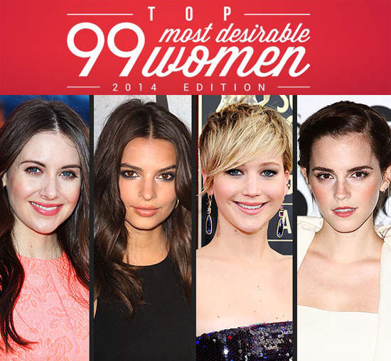 AskMen《最令人嚮往女性》2014開春廝殺排行榜