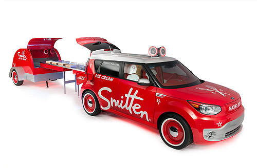 不只可愛《Kia Soul EV》變身可口冰淇淋車? 不只可愛《Kia Soul EV》變身可口冰淇淋車?