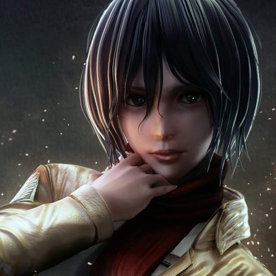 《3D化的動畫人物》這樣的米卡莎也太正了