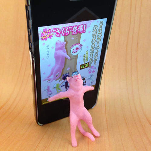 《貓的手機撐》春色限定登場 你一定要幸福喵~(撐) 《貓的手機撐》春色限定登場 你一定要幸福喵~(撐)
