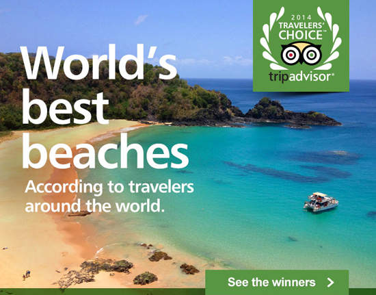 《世界最佳海灘TOP 10》遊客投票出的排行榜