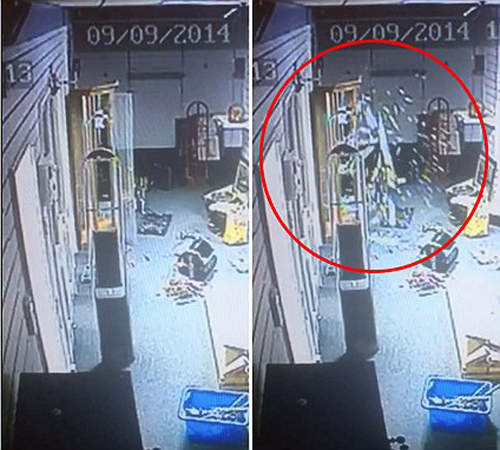 詭異櫥櫃不攻自破　監視錄影器又拍到怪東西啦