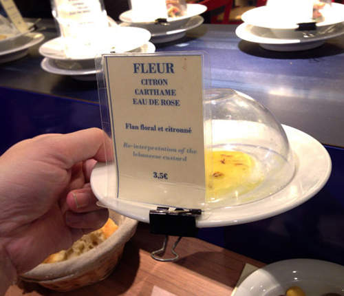 能迴轉的不只有壽司《迴轉法國料理》每一道都看起來好好吃喔～♥