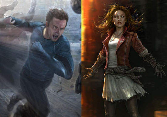 《復仇者聯盟2》概念圖 快銀/紅女巫首度現身