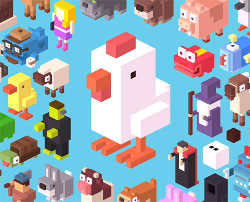 《Crossy Road》進化殘忍版動物過馬路遊戲 《Crossy Road》進化殘忍版動物過馬路遊戲