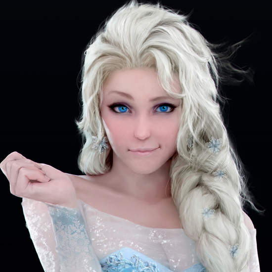 《冰雪奇緣》這是理想中的真人版艾莎嗎？