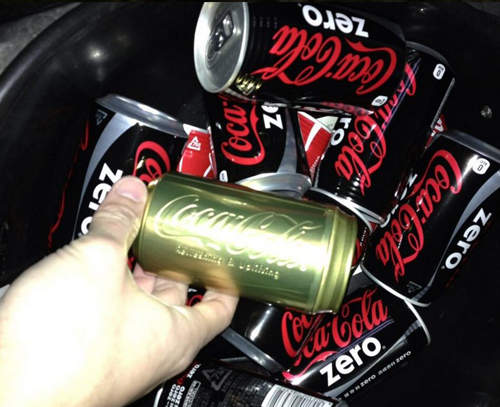 恭喜!得到《黃金可口可樂》真的中大獎啦 恭喜!得到《黃金可口可樂》真的中大獎啦