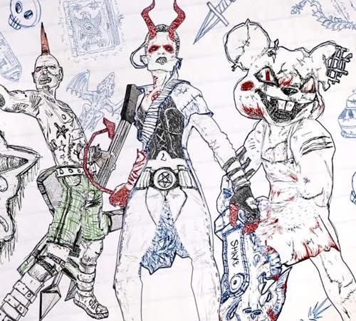 PS4《Drawn to Death》讓你見識一下老美的中二病遊戲 PS4《Drawn to Death》讓你見識一下老美的中二病遊戲