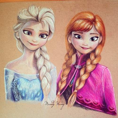 《超真實迪士尼鉛筆素描》你相信這出自17歲少女之手嗎?(驚) 《超真實迪士尼鉛筆素描》你相信這出自17歲少女之手嗎?(驚)