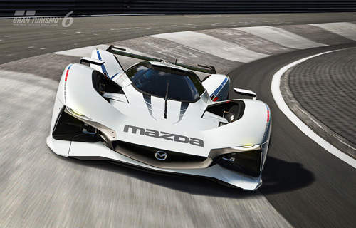 《Mazda LM55 Vision GranTurismo》預備開進GT6 《Mazda LM55 Vision GranTurismo》預備開進GT6
