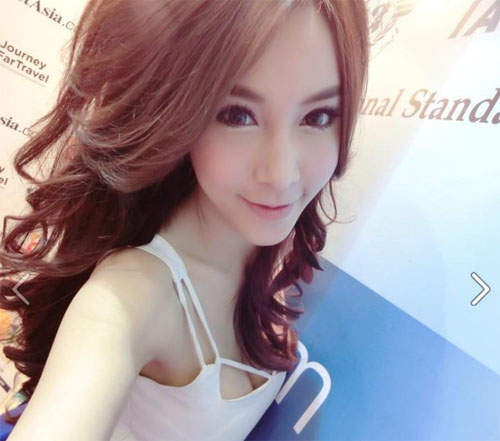 Skykiki Punchalee Narongchairat　名字超長的泰國網路美人