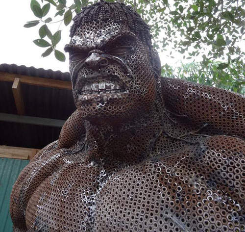 浩克鋼鐵人 泰國工房「BanHunLek」打造超硬派藝術品 浩克鋼鐵人 泰國工房「BanHunLek」打造超硬派藝術品