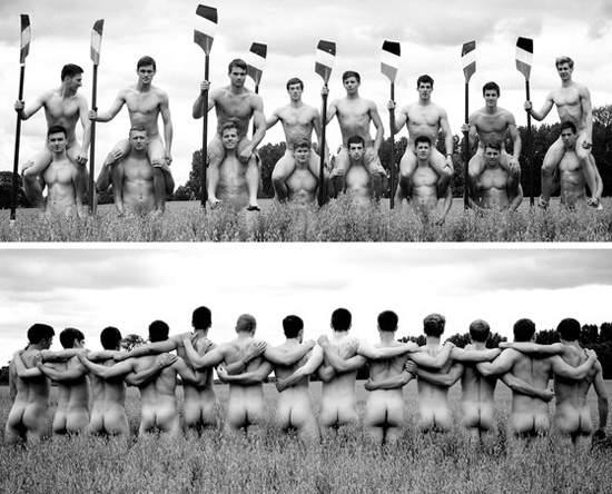 英大學《裸體划船隊月曆》2015 好身材衣服不用穿回去沒關係