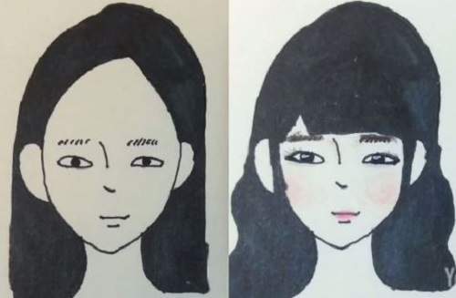 《用畫畫告訴你化妝的重要》不用微整型只要一隻筆就搞定