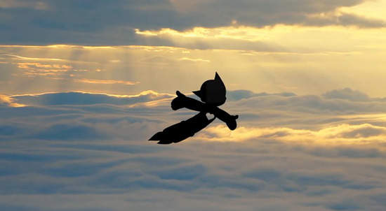 可愛《原子小金剛》紅綠燈標誌 綠燈就準備起飛~