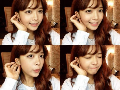 韓國臉讚《金多慧》偶爾眉毛會失控的美少女XD