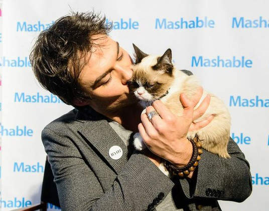 貓的魅力難擋~13位著名愛貓男星  貓的魅力難擋~13位著名愛貓男星