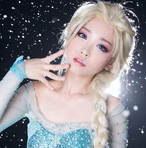 韓國正妹tomia 冰雪奇緣Elsa也是美的不像話 韓國正妹tomia 冰雪奇緣Elsa也是美的不像話