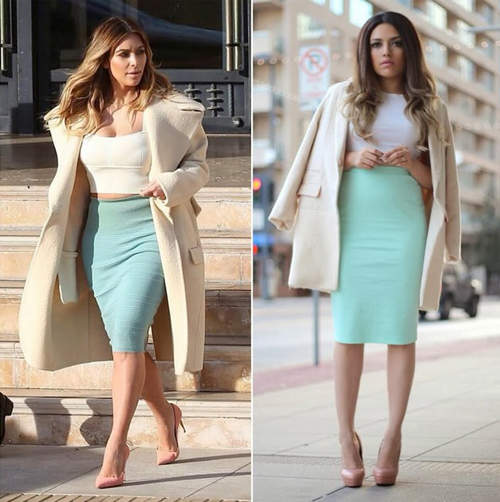 網路爆紅《明星穿搭模仿達人》不說以為她是明星呢~