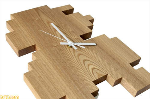 《瑪利歐時鐘》點陣圖x木頭好俏皮　你看得出現在幾點鐘嗎？