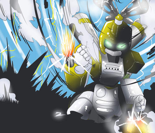 《超懷念機人模型》我的徽章魂正在燃燒啊