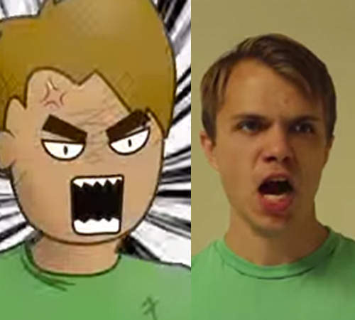 《真人二次元漫畫臉》表情瞬間誇張一百倍