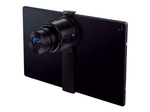 Sony QX10/QX100外接「平板」鏡頭套件  平板終於也能開外掛惹