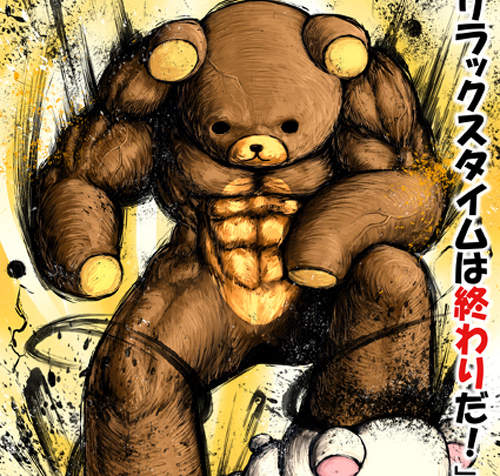 《殺意吉祥物》插畫家筆下的暴力懶熊好可怕 《殺意吉祥物》插畫家筆下的暴力懶熊好可怕