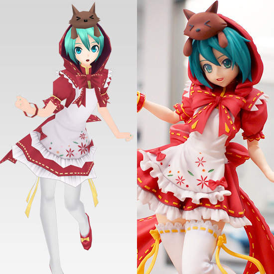 《初音未來》小紅帽模型 大野狼來了也捨不得吃掉 《初音未來》小紅帽模型 大野狼來了也捨不得吃掉