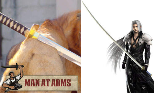 真實打造FF7賽菲羅斯「正宗」七呎長愛刀 長到鏡頭塞不下... 真實打造FF7賽菲羅斯「正宗」七呎長愛刀 長到鏡頭塞不下...