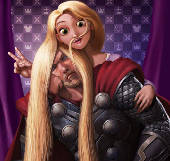 《復仇者x迪士尼》當復仇者進入迪士尼的世界