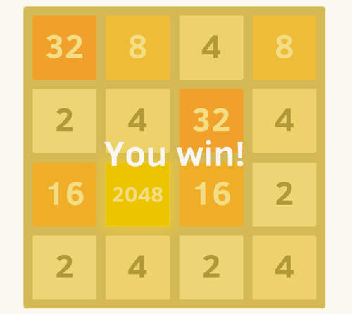 《2048》2+2、4+4、8+8...令人廢寢忘食的中毒小遊戲 《2048》2+2、4+4、8+8...令人廢寢忘食的中毒小遊戲