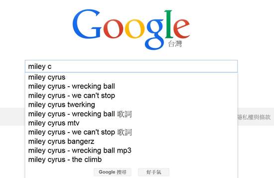 2013《被搜尋名人TOP 10》最多人google的是...