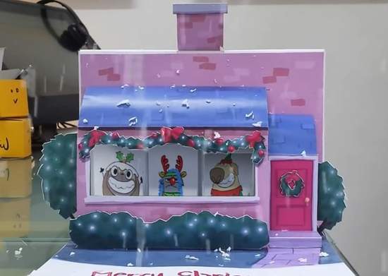 《超強聖誕卡》卡片裡藏有精彩小動畫 《超強聖誕卡》卡片裡藏有精彩小動畫