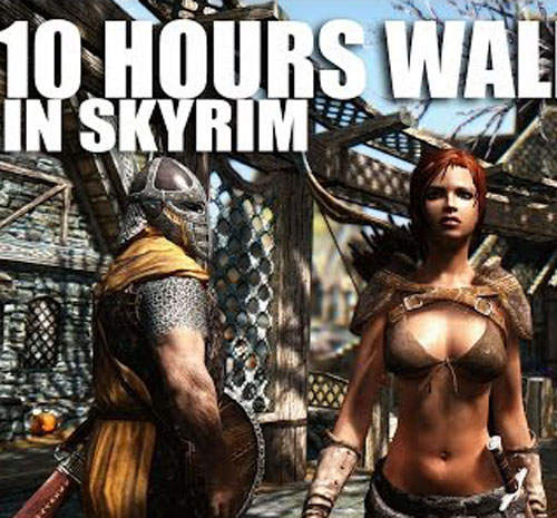 上古卷軸的街頭搭訕實驗 原來路人跟NPC都一樣反映嘛 上古卷軸的街頭搭訕實驗 原來路人跟NPC都一樣反映嘛