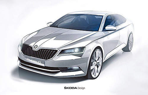 新世代《Skoda Superb》預告2015年亮相 新世代《Skoda Superb》預告2015年亮相