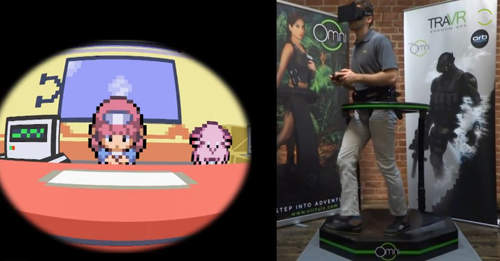 《Virtuix Omni》用跑步機玩第一人稱3D神奇寶貝 《Virtuix Omni》用跑步機玩第一人稱3D神奇寶貝