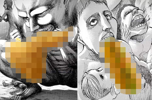 《進擊的巨人展》進食中車站廣告自主規制好瘟腥(餓了) 《進擊的巨人展》進食中車站廣告自主規制好瘟腥(餓了)