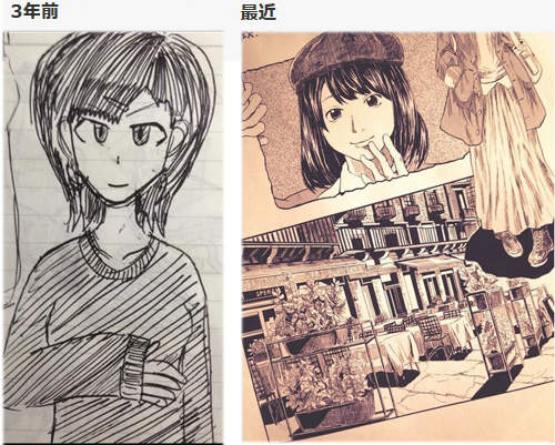 日本網友《曬過去&現在的插畫》畫得好都是因為? 日本網友《曬過去&現在的插畫》畫得好都是因為?