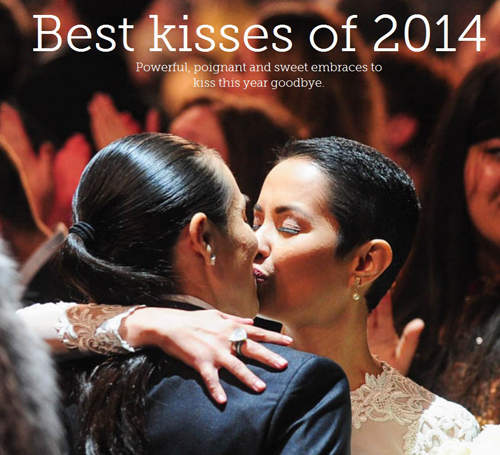 2014年度最佳吻照 最美又值得紀念的一吻都在這 2014年度最佳吻照 最美又值得紀念的一吻都在這