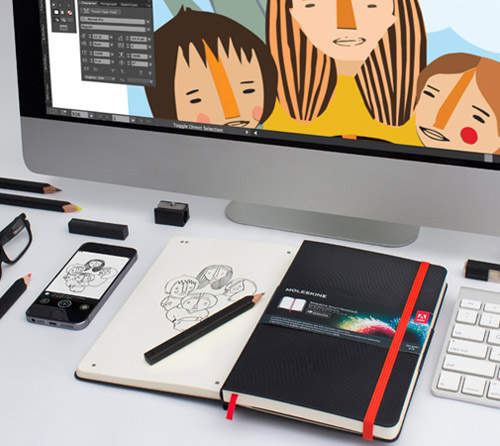 《Adobe Moleskine Notebook》將手繪稿數位化到電腦或手機 《Adobe Moleskine Notebook》將手繪稿數位化到電腦或手機