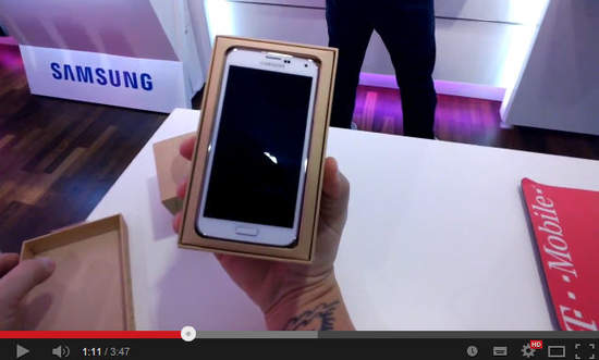 Samsung Galaxy S5新機皇  國外第一手開箱影片釋出  Samsung Galaxy S5新機皇  國外第一手開箱影片釋出