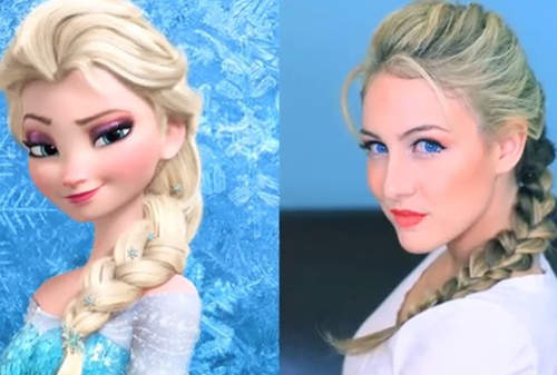 冰雪奇緣《艾莎公主》髮型　突然也想綁辮子了♥