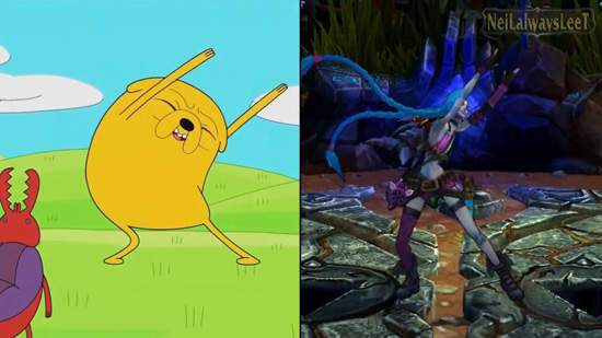 《英雄聯盟舞蹈》原來英雄們的舞蹈動作是出自這裡