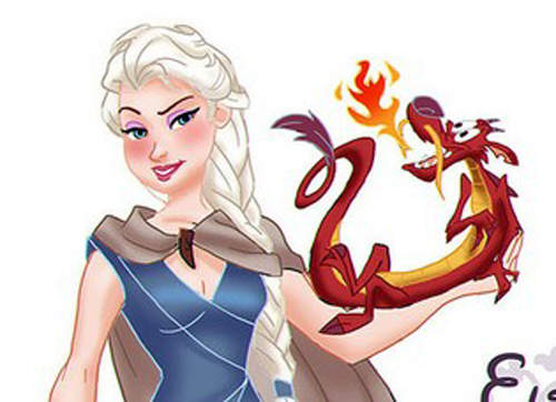 《公主版權力遊戲》這個Elsa怎麼長得有點怪XD 《公主版權力遊戲》這個Elsa怎麼長得有點怪XD