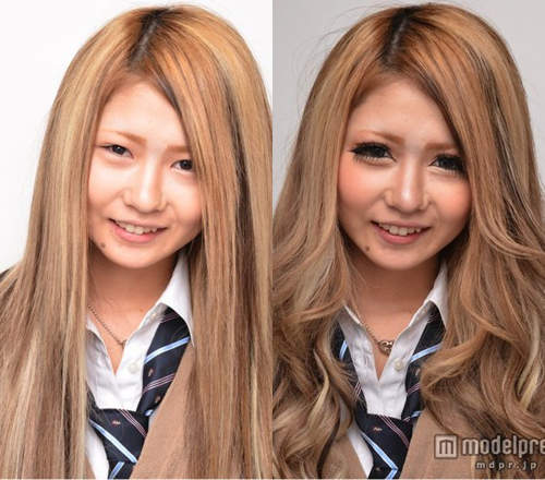 日本《最可愛高中生》妝前妝後大公開 下次直接素顏選吧(喂) 日本《最可愛高中生》妝前妝後大公開 下次直接素顏選吧(喂)